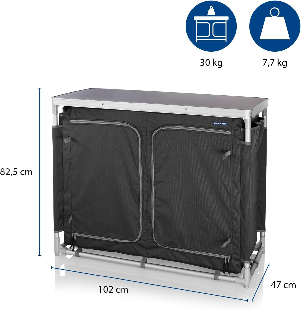 ⛺ Campart Camping Küche Madrid KI-0734 – B-Ware!