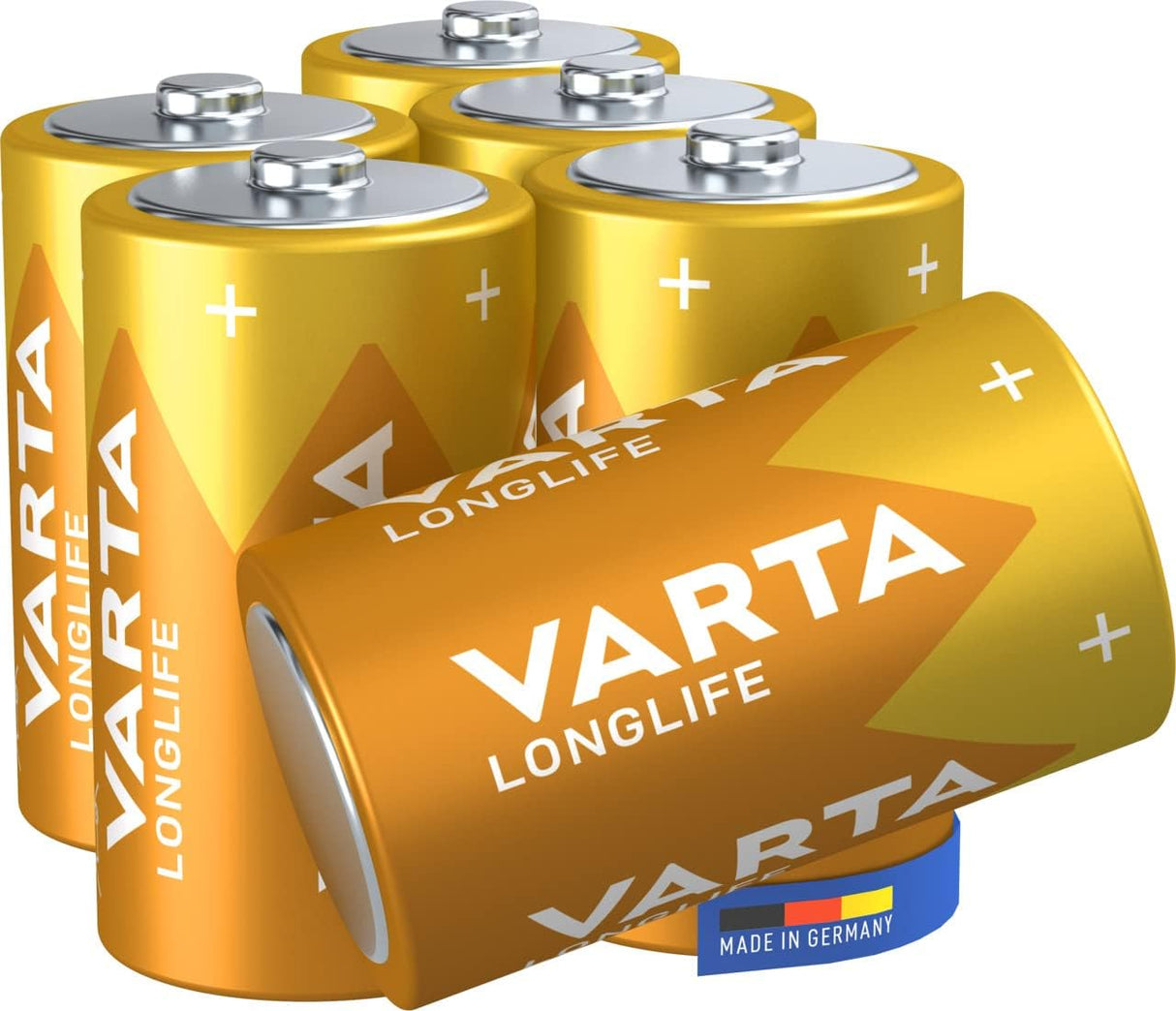 🔋 VARTA Longlife D Mono Batterien – 6 Stück