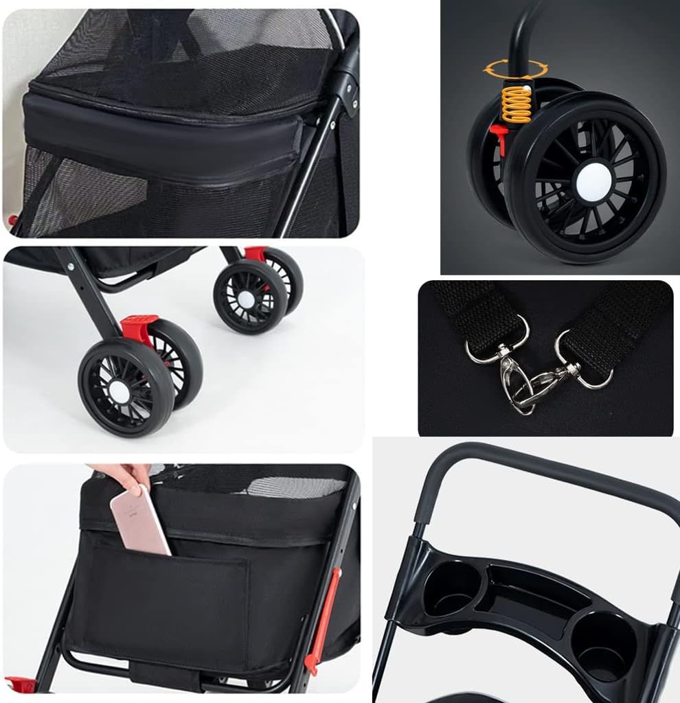 🐾 GUHPZA Haustier-Buggy "Nero"