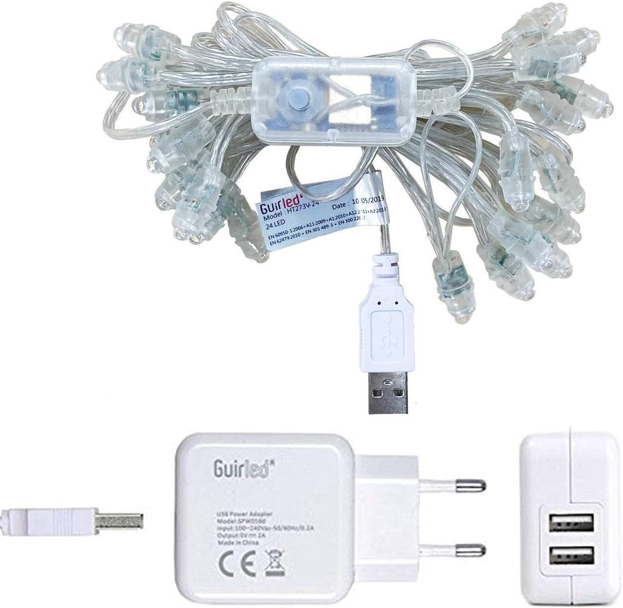 ✨ Guirled WLAN LED Cotton Ball Lichterkette