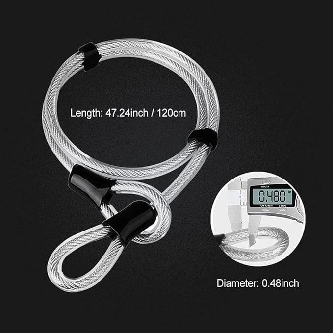 🔒 DINOKA Fahrrad U-Schloss + Kabel – B-Ware!