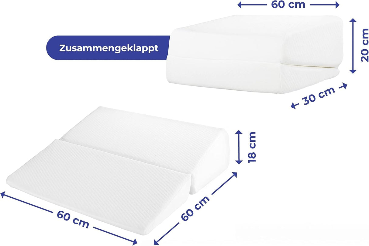🌟 Maximex Visco-Keilkissen – Vielseitiges Stützkissen
