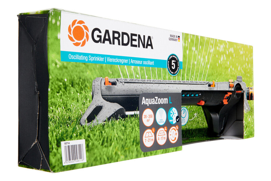 🟦 Gardena AquaZoom L Viereckregner