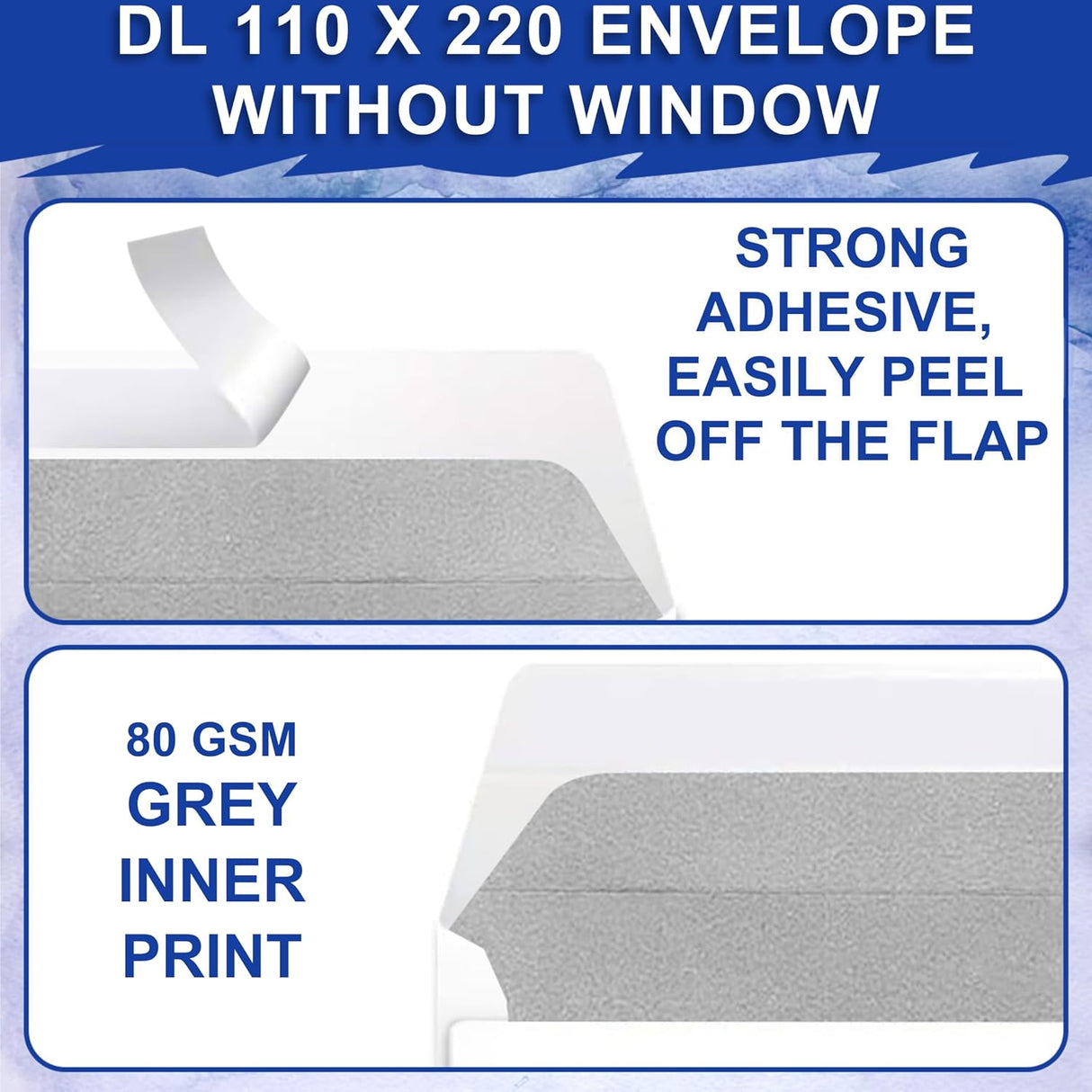 📨 100 DIN Lang Briefumschläge