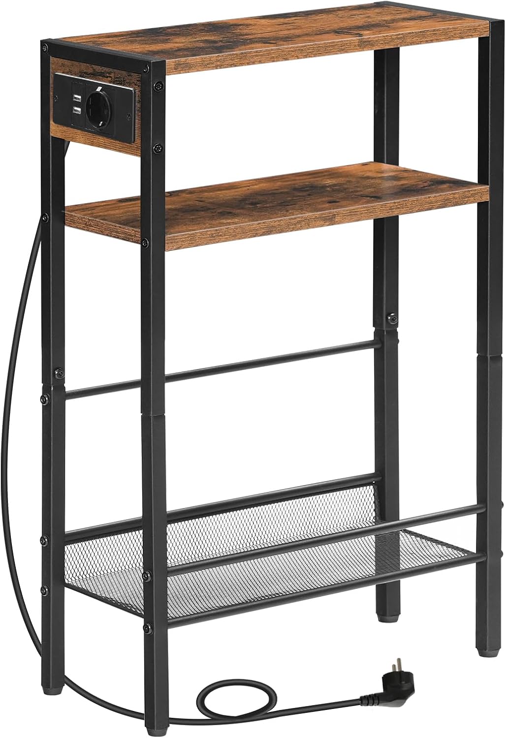 🪑 HOOBRO Beistelltisch m. Steckdose