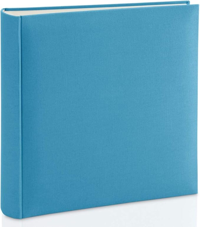📸 Hama Fotoalbum 30×30 cm – Stoffeinband Leinen, Türkis - B-Ware