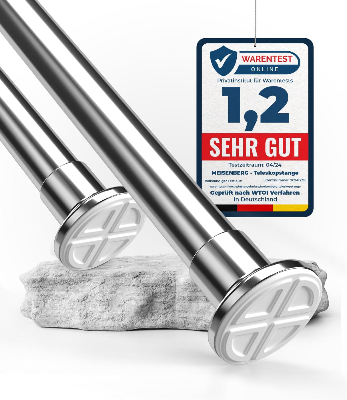 🪟 Teleskop-Gardinenstange 260–310 cm