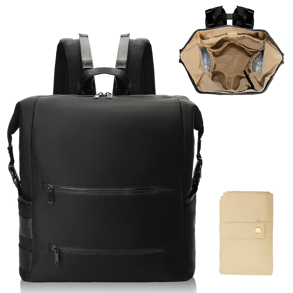 👜 MISS FONG Wickelrucksack Neopren – B-Ware!