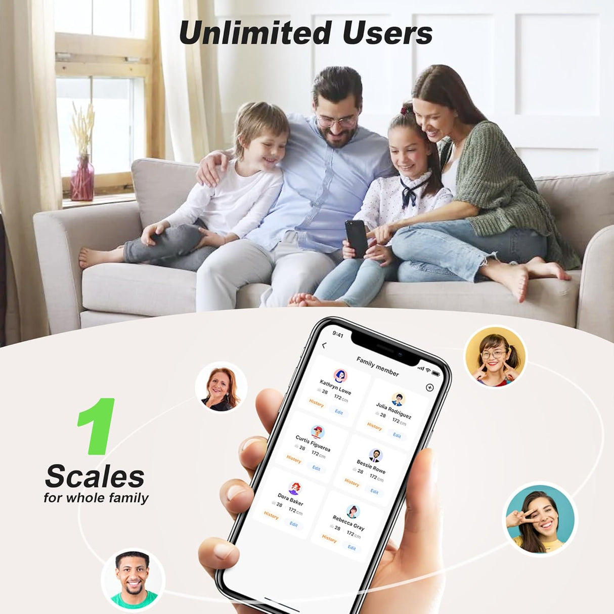 ⚖️ Z&J Bluetooth Personenwaage – B-Ware