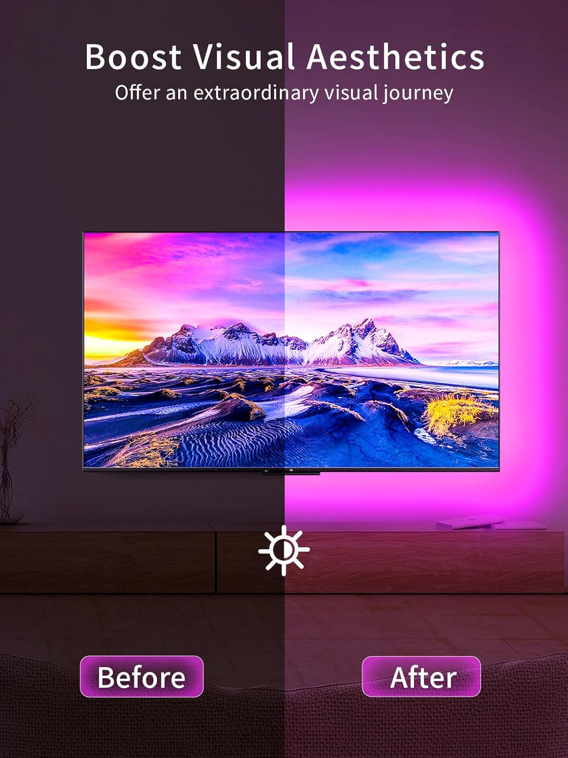 🌈 KANTUTOE LED TV Hintergrundbeleuchtung, 7m - B-Ware!