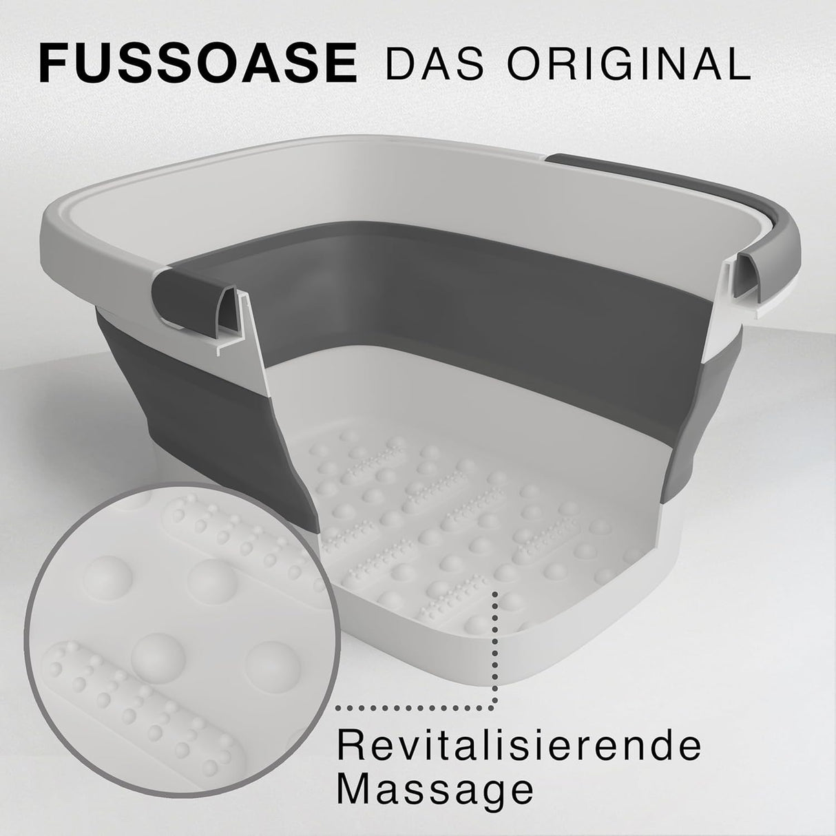 🦶 VMbathrooms Fußoase – faltbares Fußbad