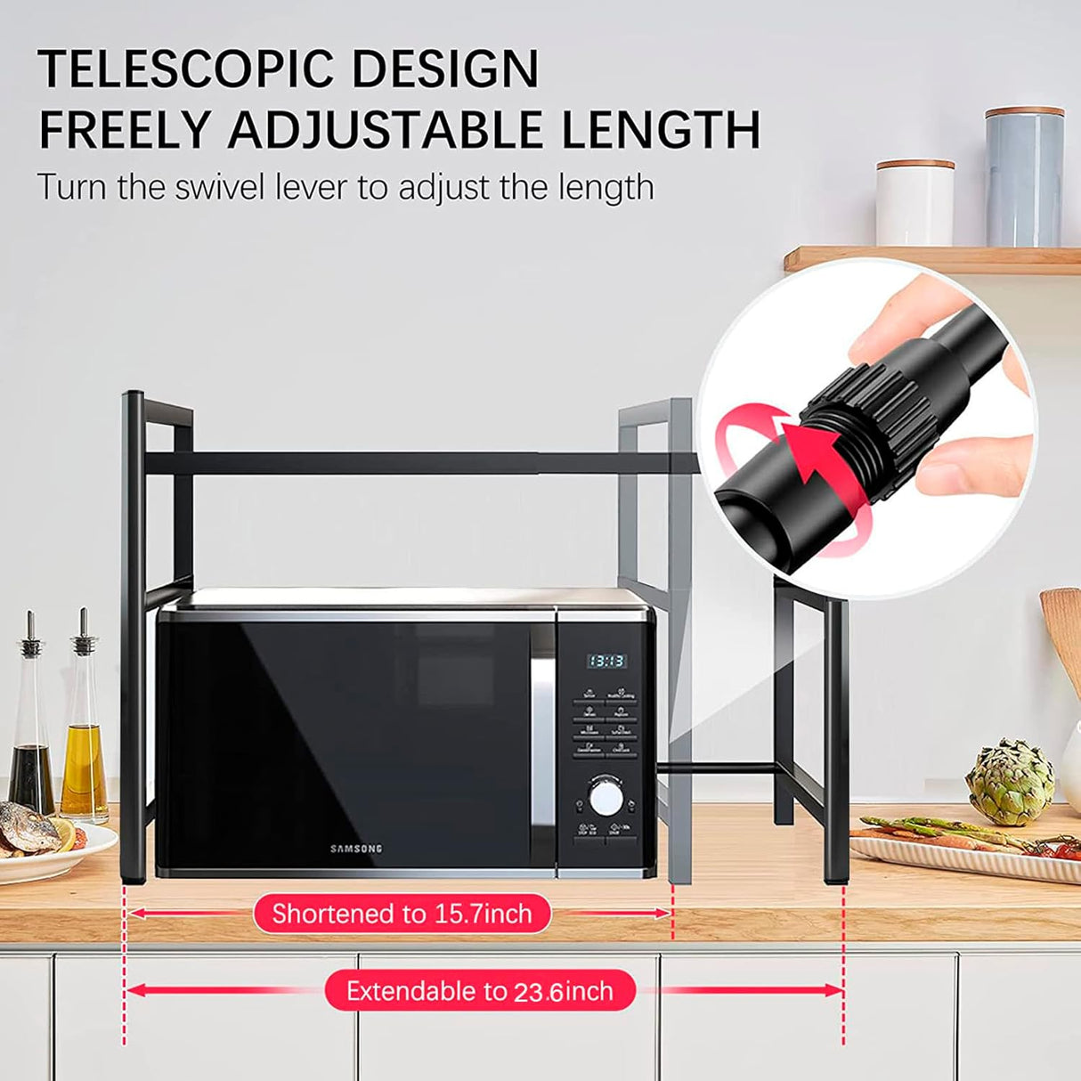 🍽️ LFGKeng Mikrowellenregal, 2 Etagen