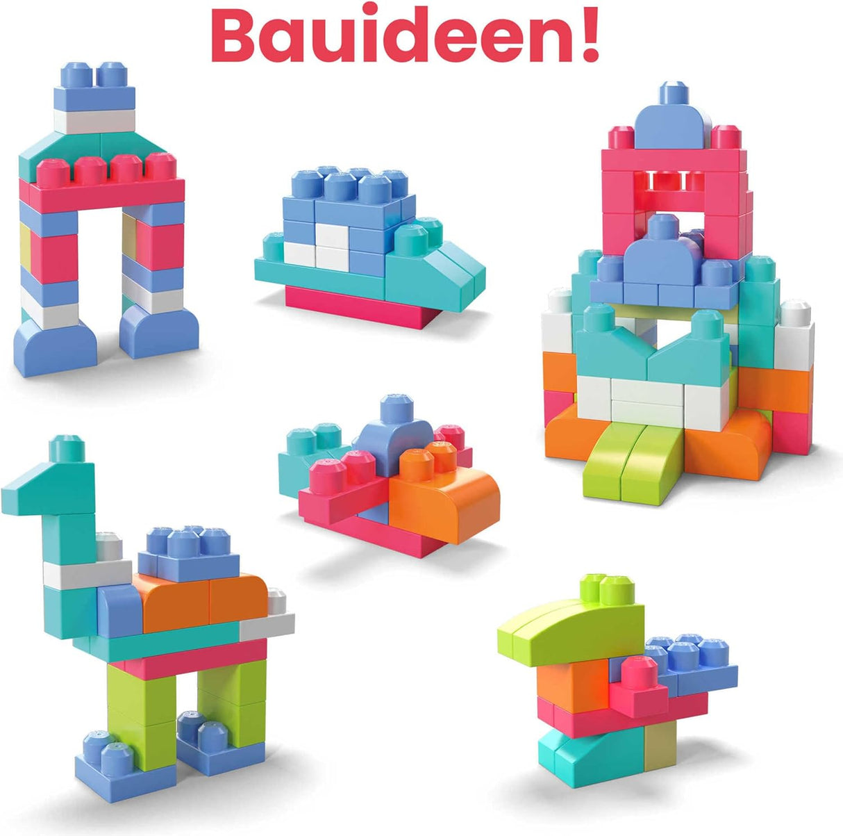 🧱 MEGA BLOKS Bausteinbeutel (60 Stk)