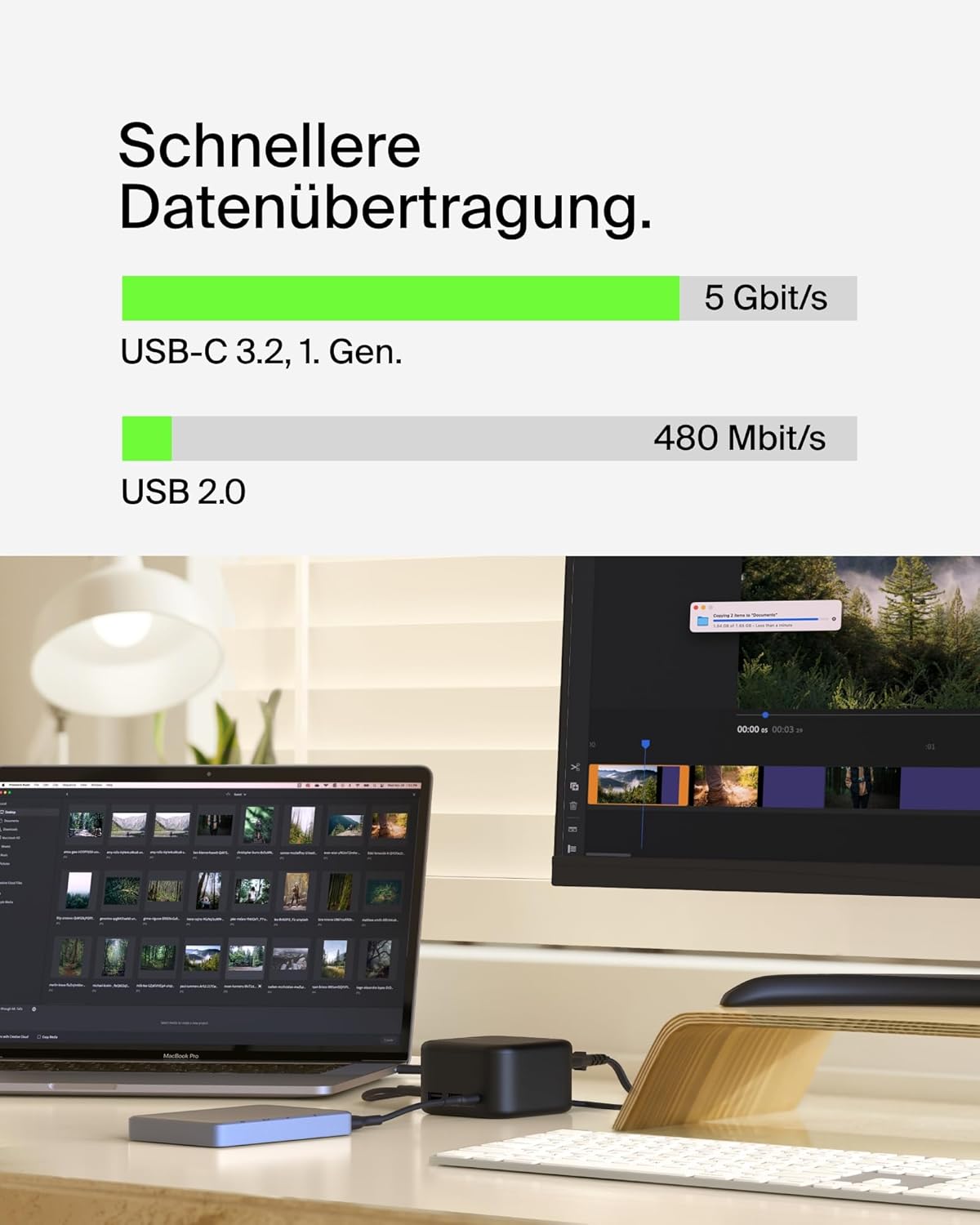 🔌 Belkin 6-in-1 USB-C GaN-Docking-Station 130W – B-Ware!
