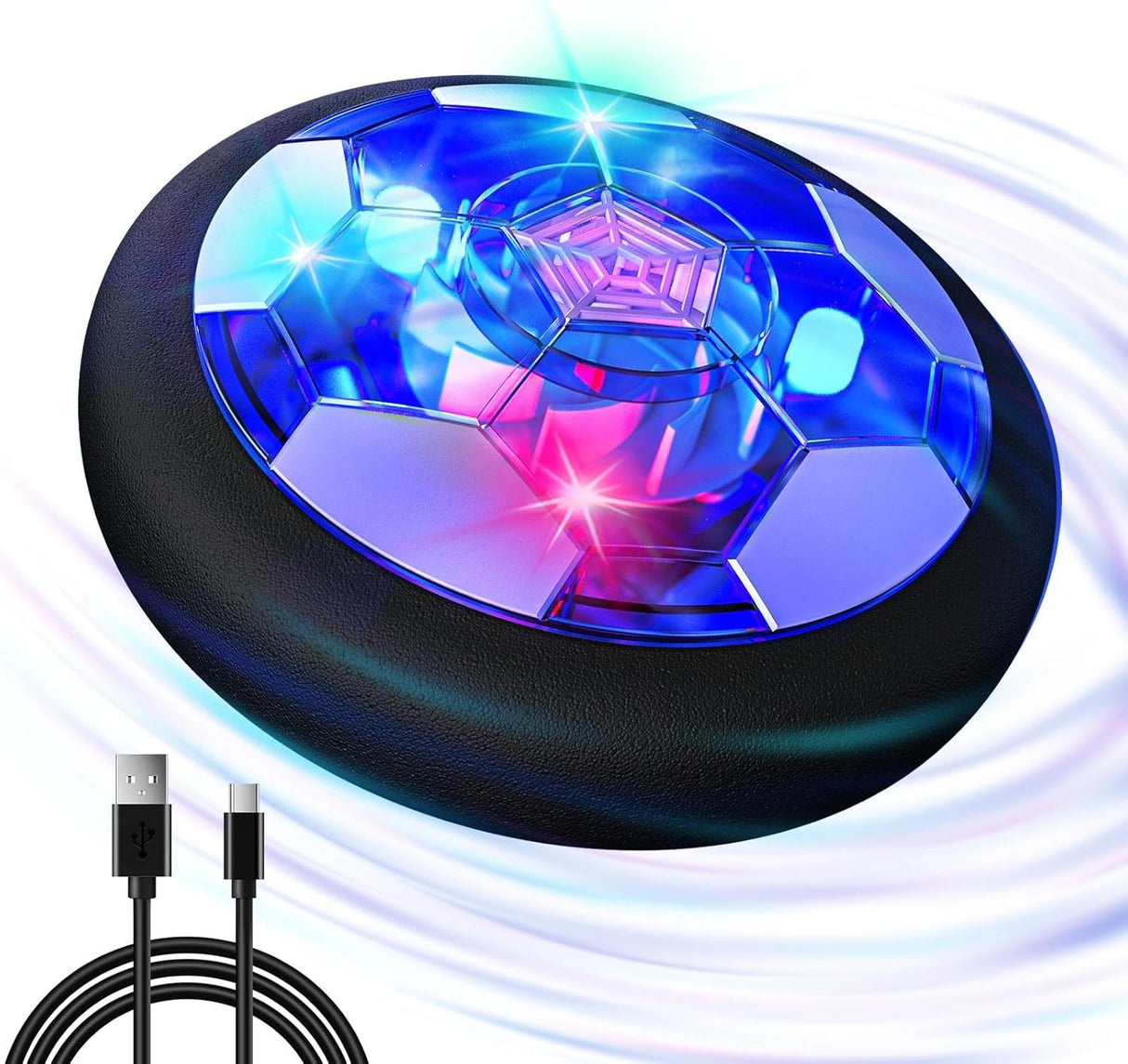 Hot Bee – Air Power Hover Fußball mit LED & USB-Aufladung