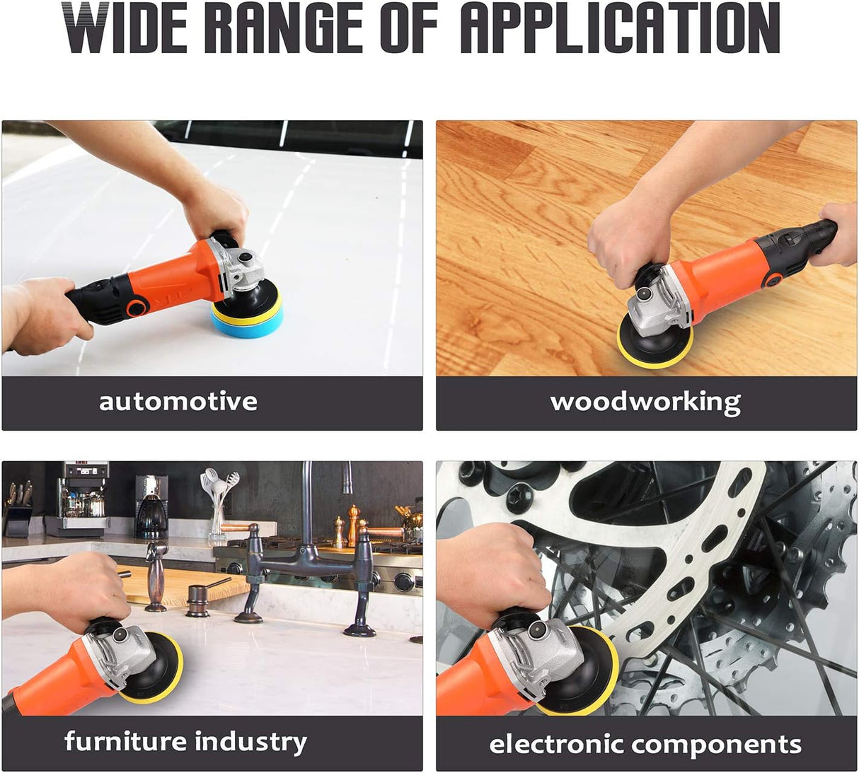 🛠️ VISLONE 1200W Elektropolierer - B-Ware