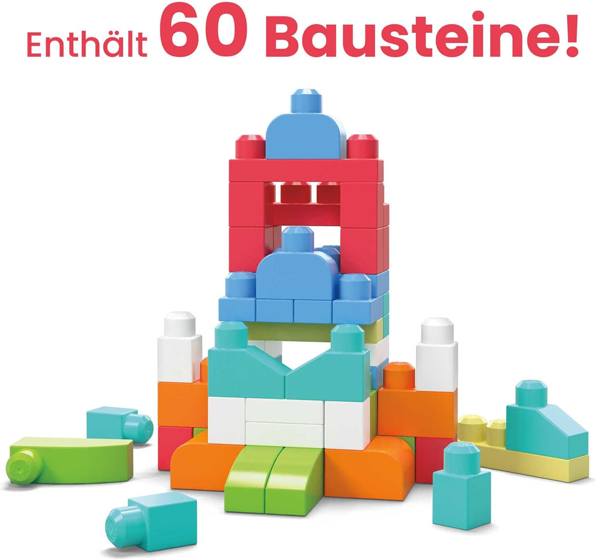 🧱 MEGA BLOKS Bausteinbeutel (60 Stk)