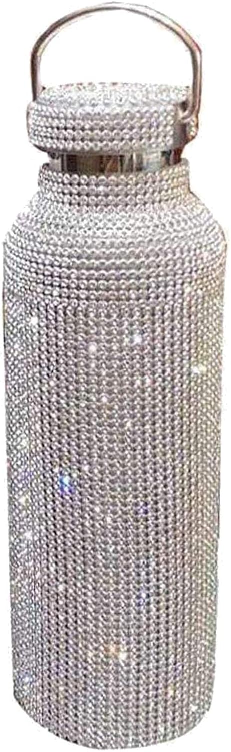 💎 GeeRic Diamant-Wasserflasche – Edelstahl – B-Ware!