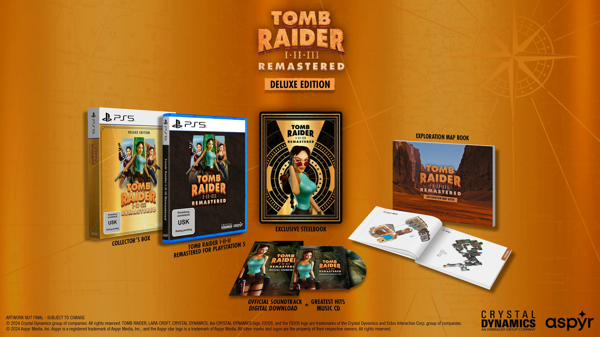 🎮 Tomb Raider I-III Remastered Deluxe Edition PS5