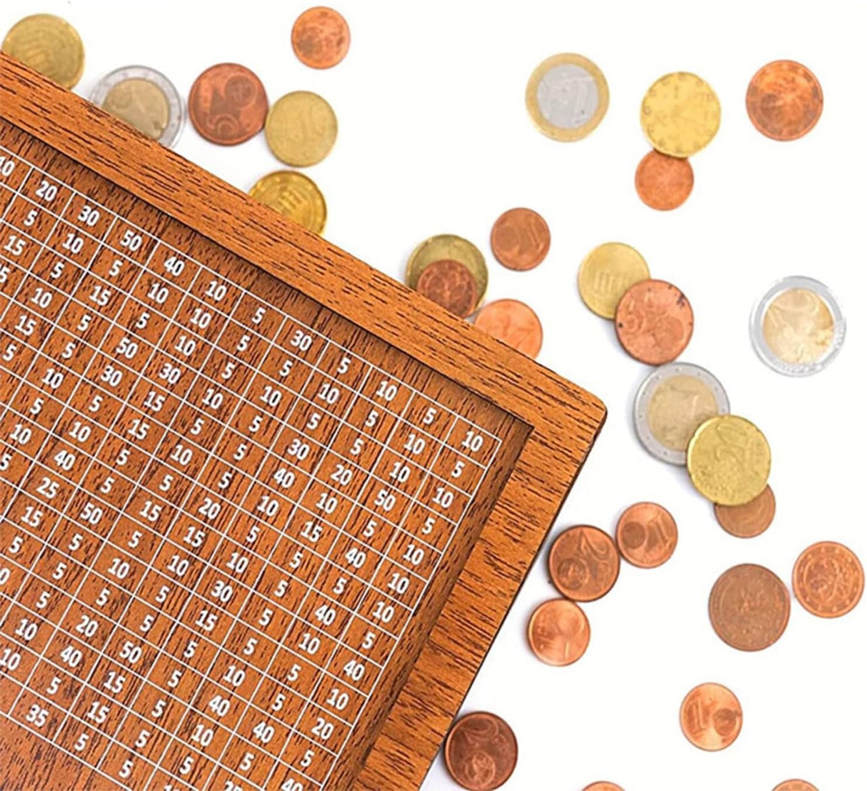 🌟 Holzspardose mit Zähler – 2000€ Kapazität 🌟