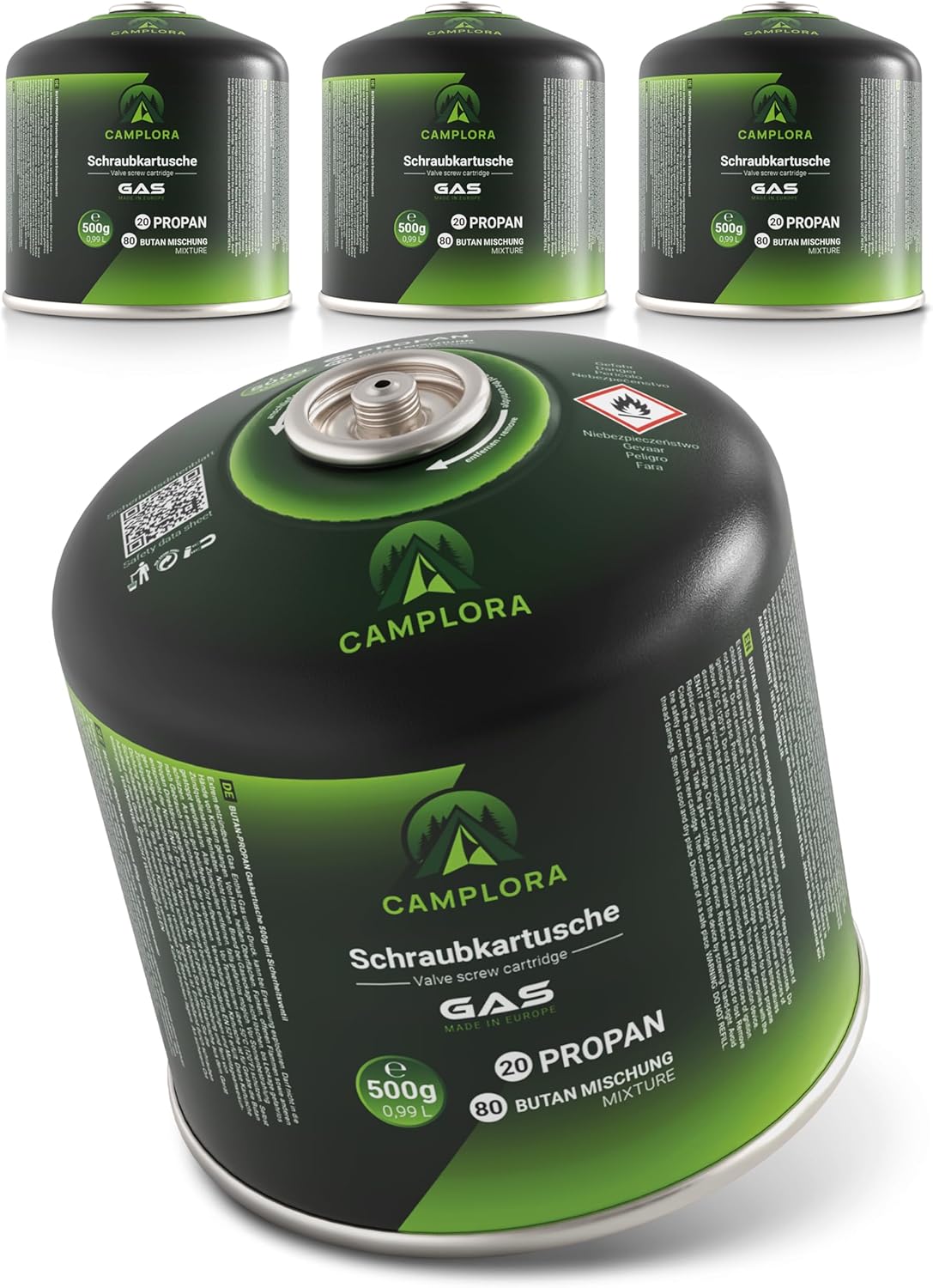🔥 CAMPLORA 500g Gaskartusche