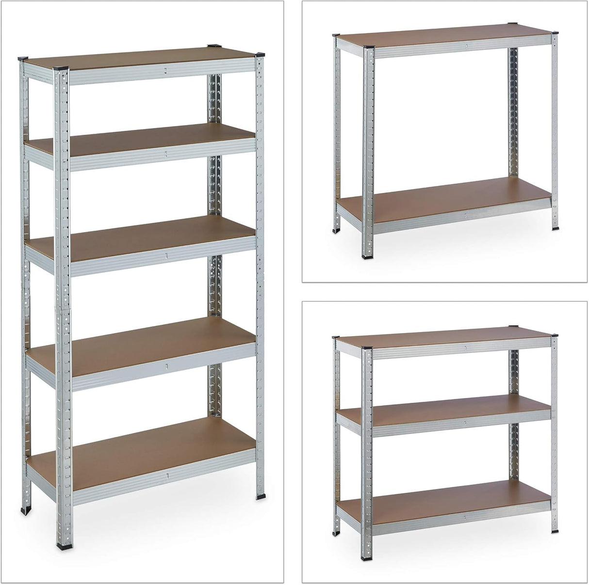 📦 Relaxdays Schwerlastregal verzinkt