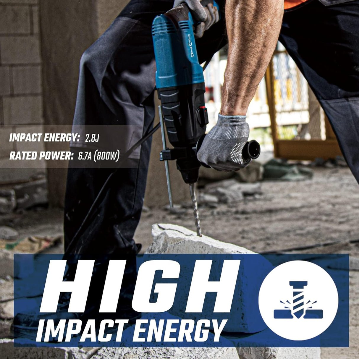 🔨 DongCheng 1" SDS-Plus Rotary Hammer Drill