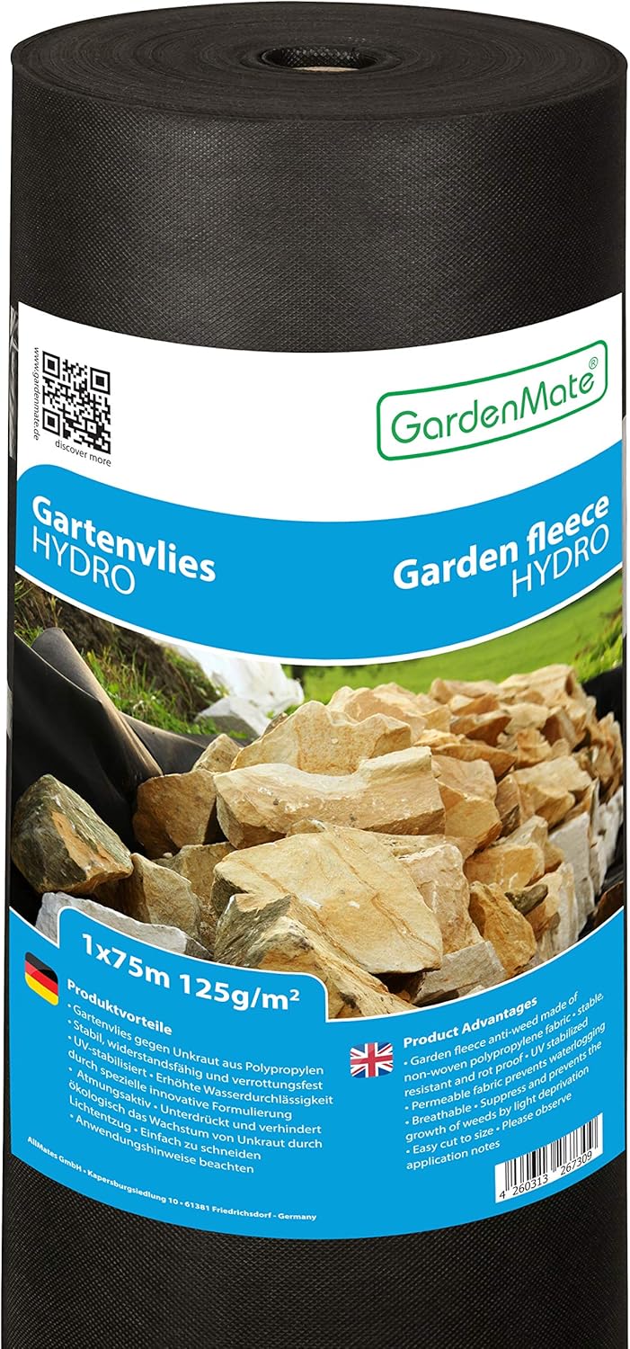 🌱 GardenMate Hydro Unkrautvlies 1x75m