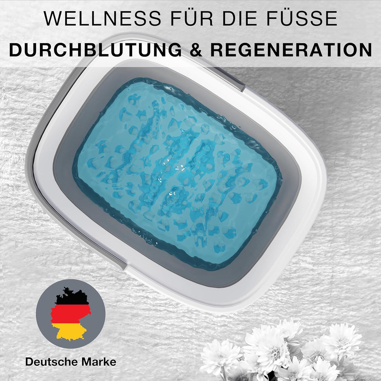 🦶 VMbathrooms Fußoase – faltbares Fußbad