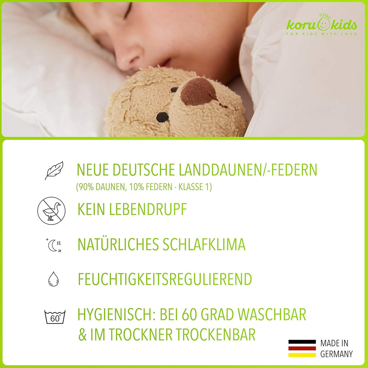 🛏️ Koru Kids® Baby-Oberbett - B-Ware!