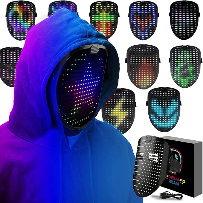 💡 MOYACA LED Maske mit Geste Sensing - B-Ware!