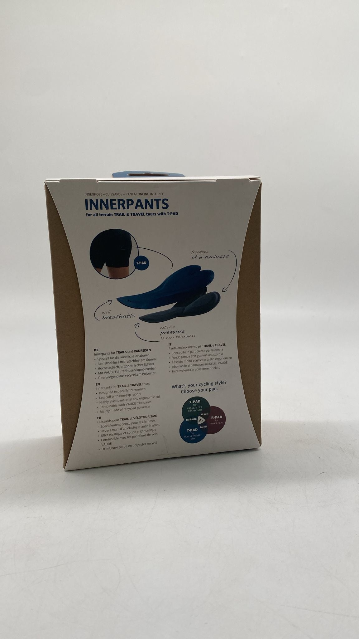 🚴 Vaude Damen Bike Innerpants TP – Größe 40, Schwarz - B-Ware