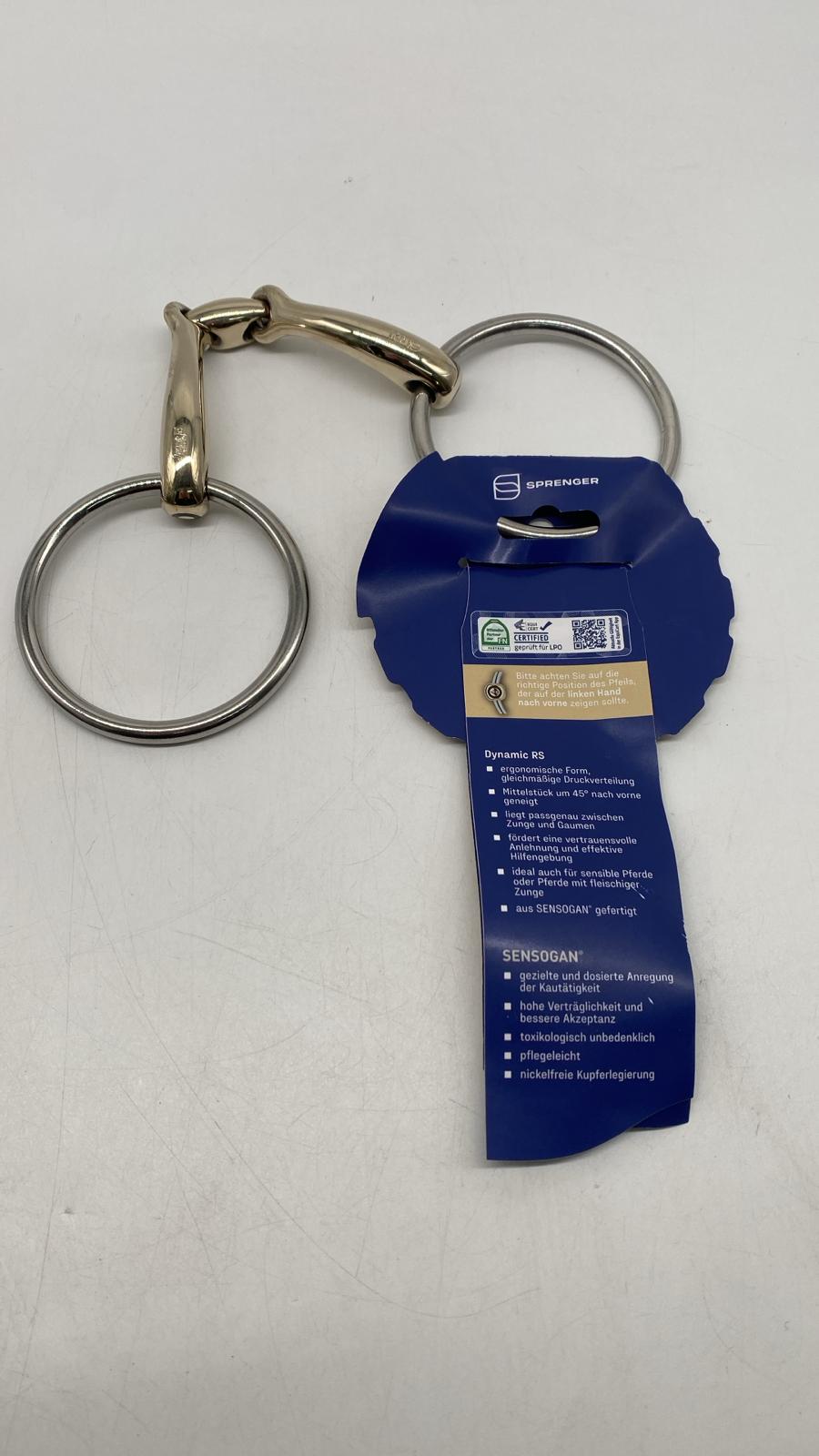 🐴 Sprenger Dynamic RS Wassertrense Sensogan – 135/14 mm, doppelt gebrochen - B-Ware