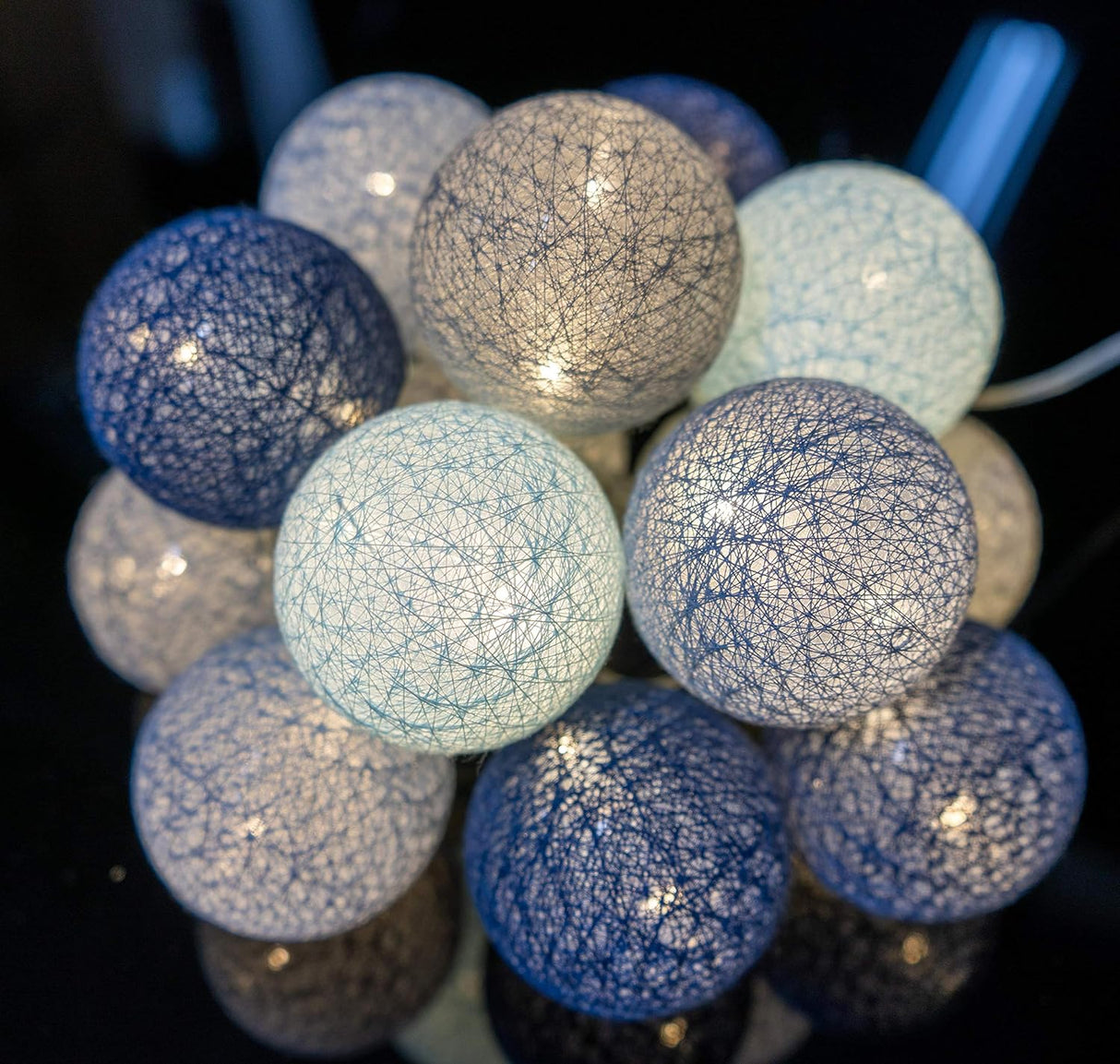 ✨ Guirled WLAN LED Cotton Ball Lichterkette