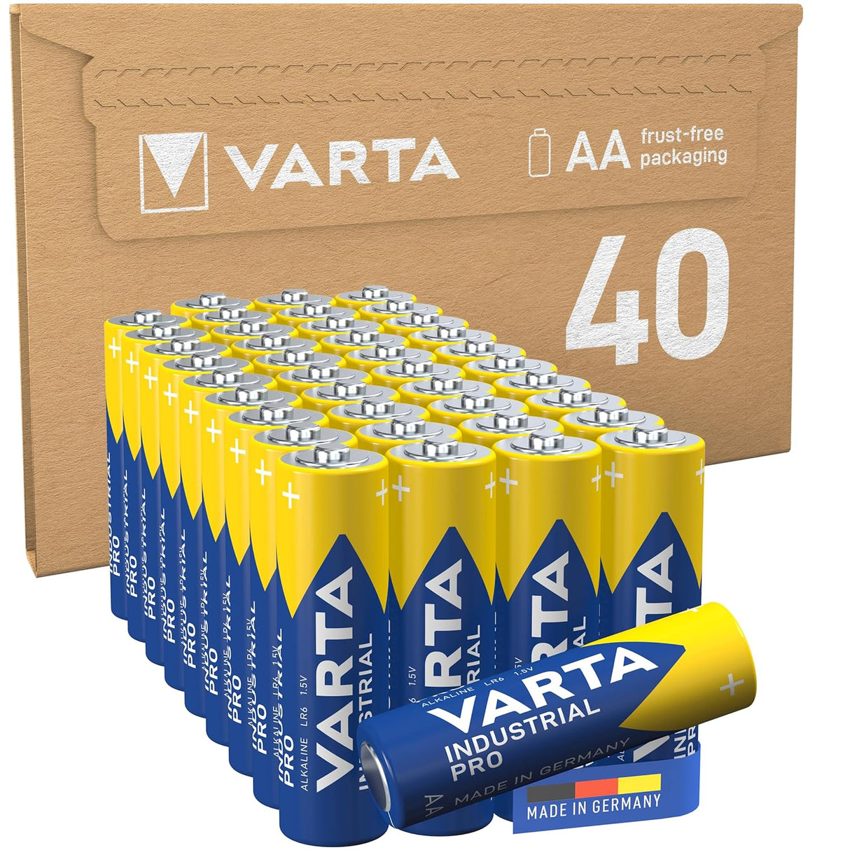 🪫 VARTA AA Industrial Pro 40 Stück