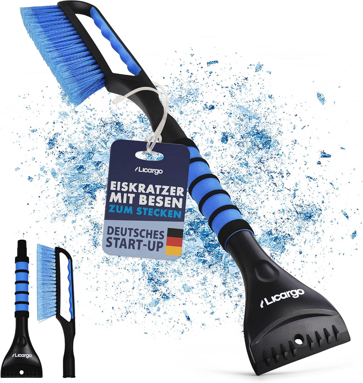 ❄️ LICARGO Eiskratzer Auto mit Besen XXL