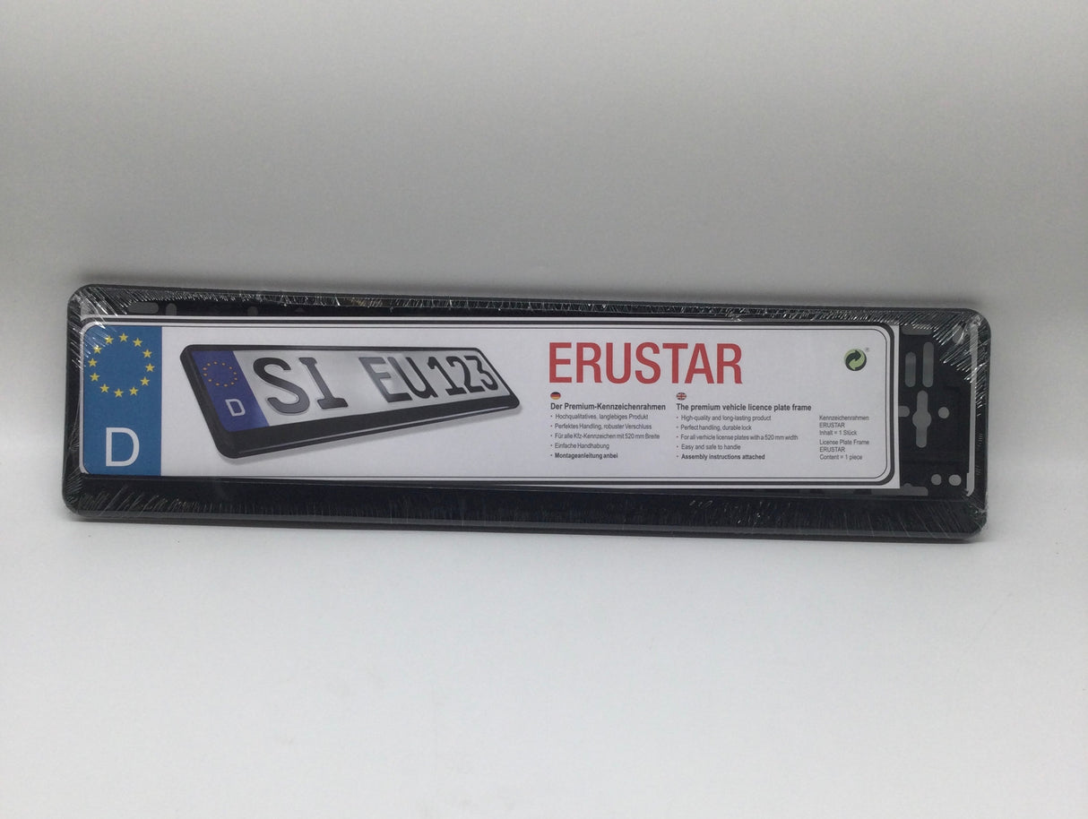 Erich Utsch AG Kennzeichenhalter ERUSTAR Schwarz