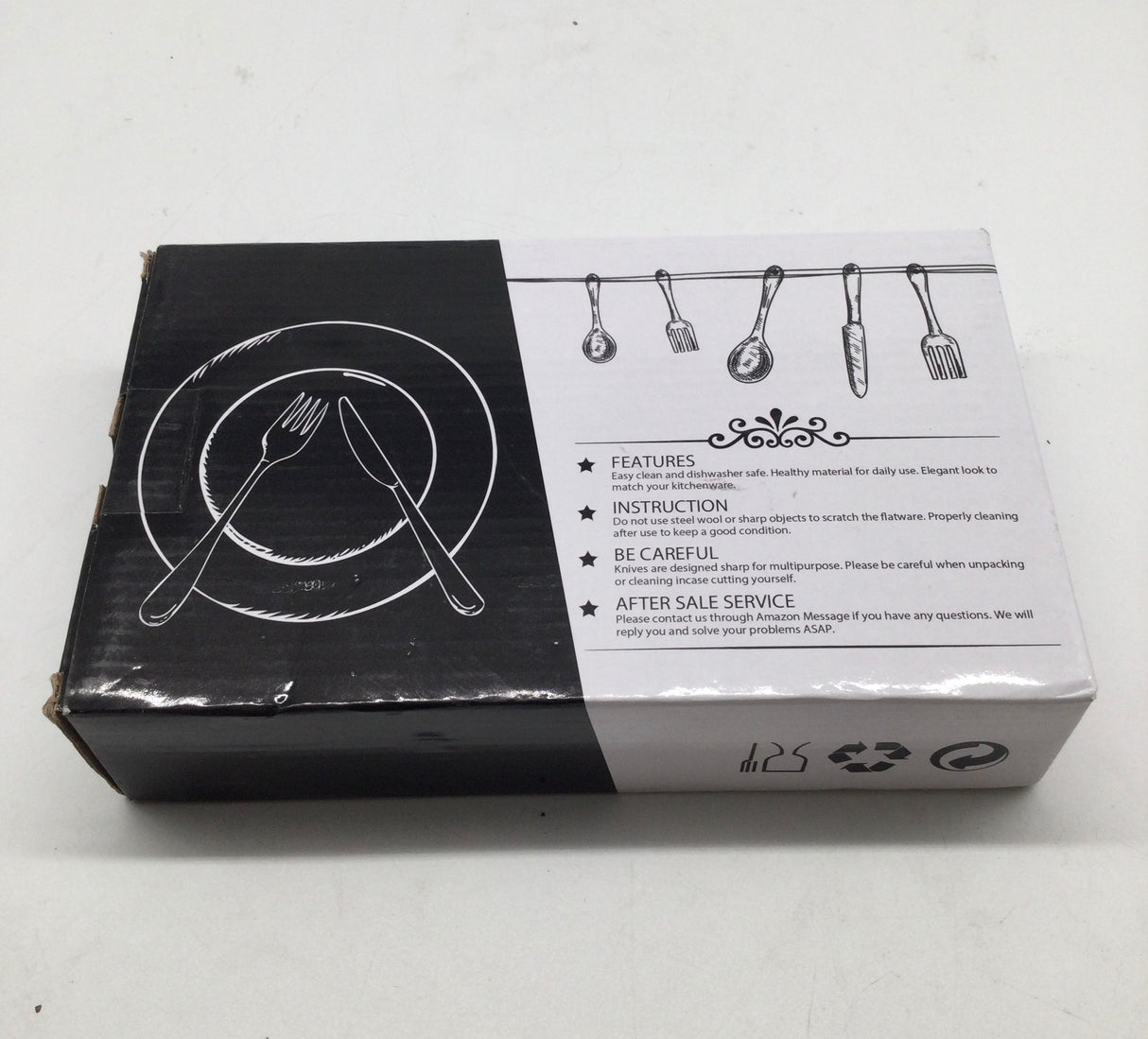 🍴 HaWare Edelstahl-Besteck-Set 36-teilig - B-Ware!