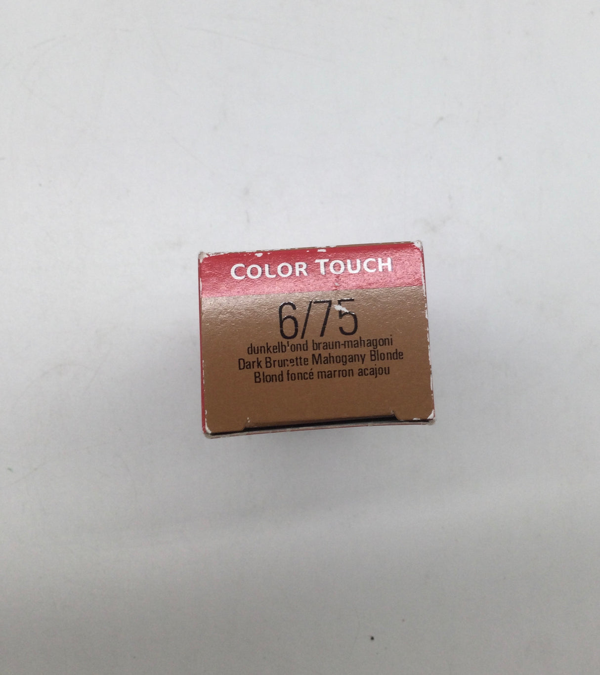 🌟 Wella Color Touch 6/75 – Dunkelblond Braun-Mahagoni, 60 ml (B-Ware)