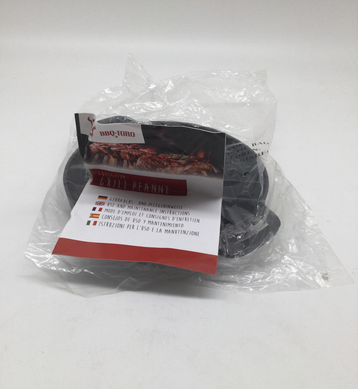 🔥 BBQ-Toro Gusseisen Grillpfanne mit 8 Zonen Ø 22,5 cm