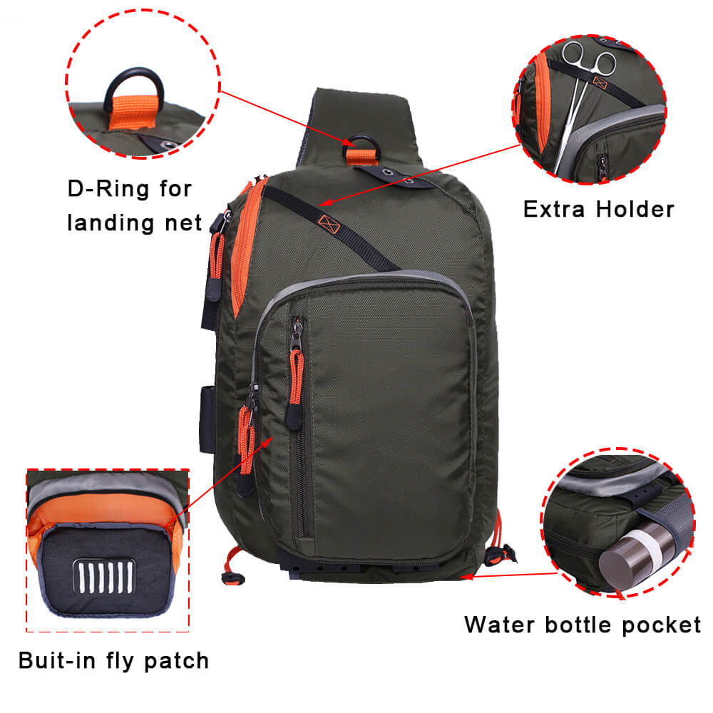 Kylebooker Fly Fishing Sling Pack SL03