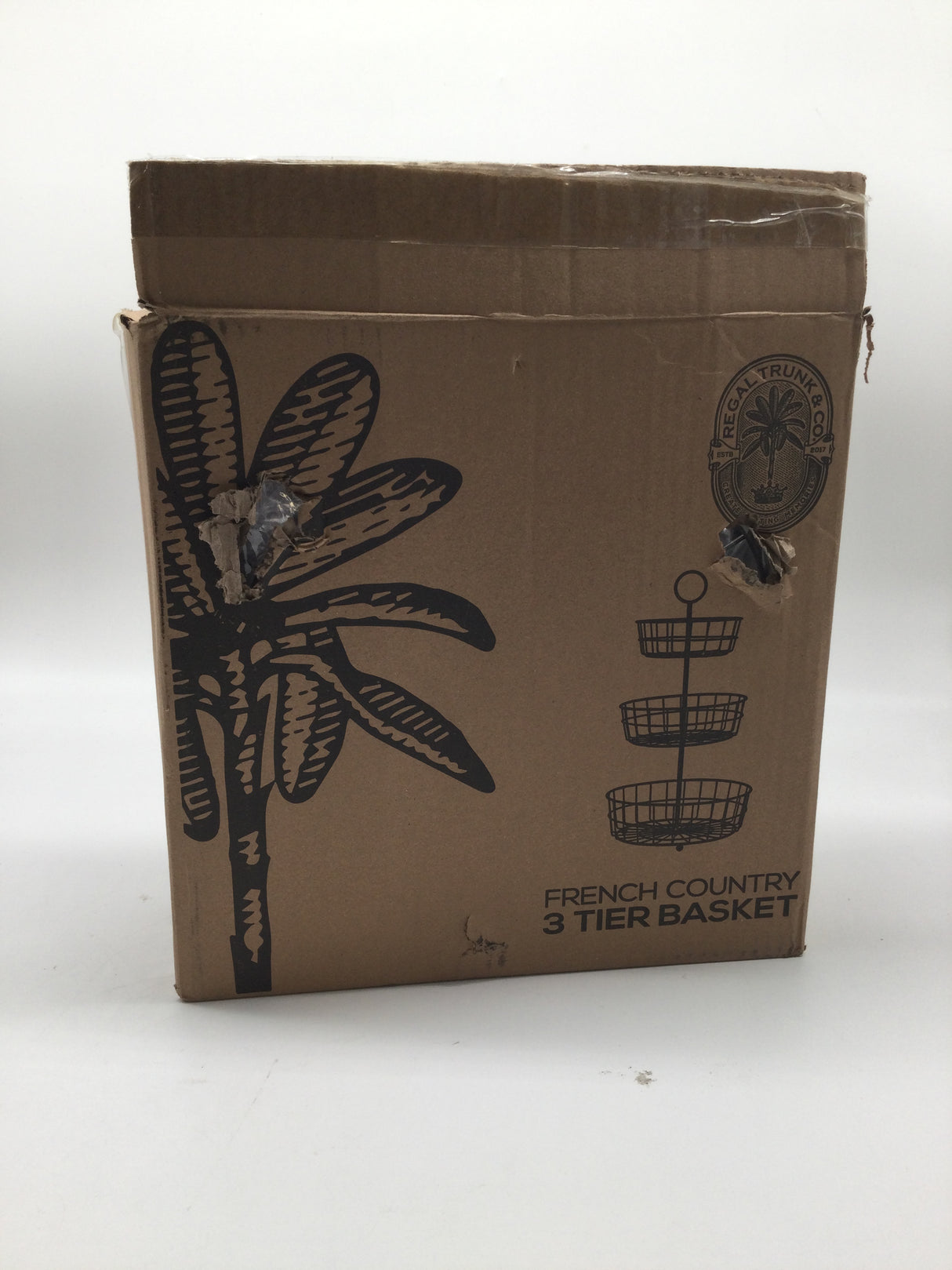 French Country Obstschale, 3-Stöckig (B-Ware)