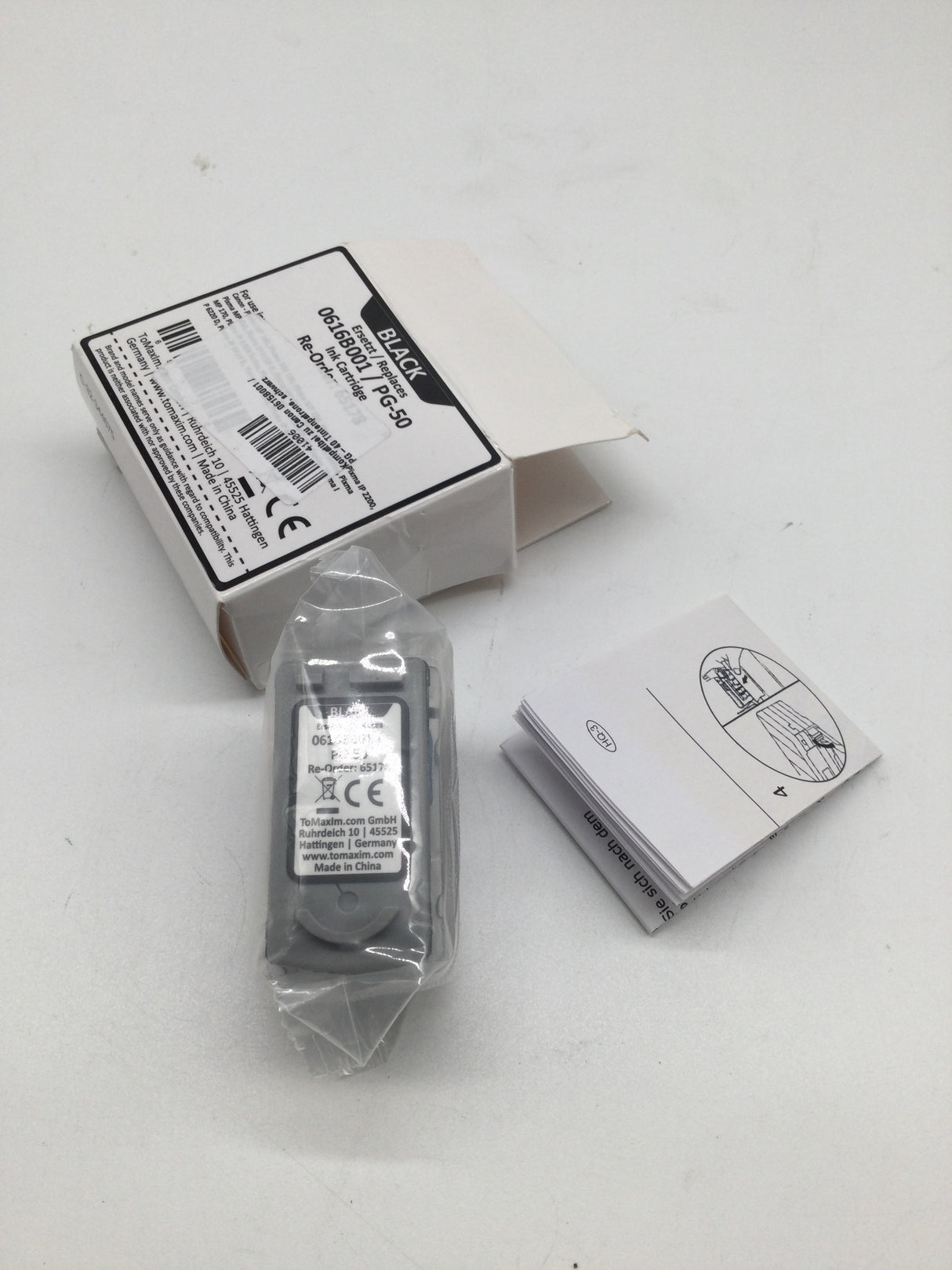 🌟Druckerpatrone für Canon PG-50 (0616B001), Schwarz (B-Ware)