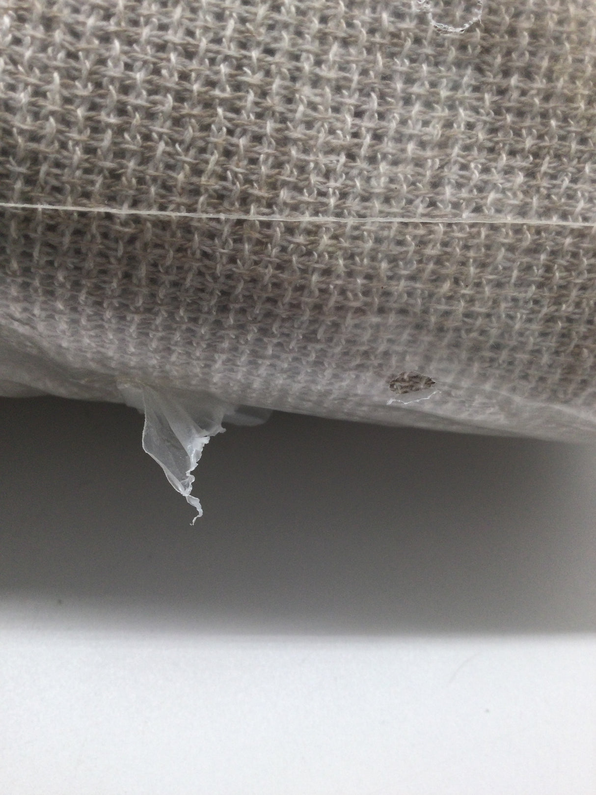 🏡 2er-Pack Locker Gewebte Vorhangschals, Beige - B-Ware