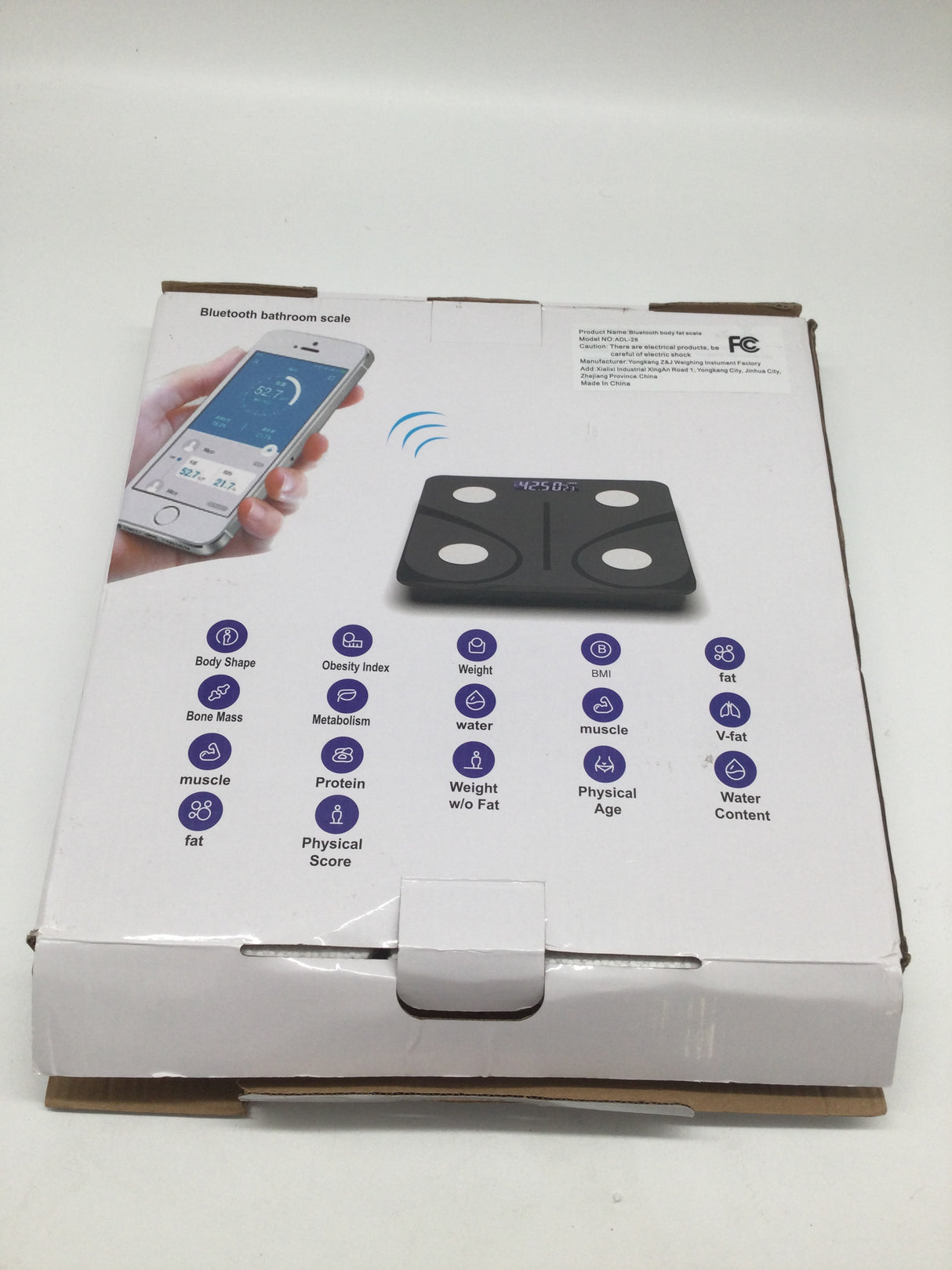 ⚖️ Z&J Bluetooth Personenwaage – B-Ware