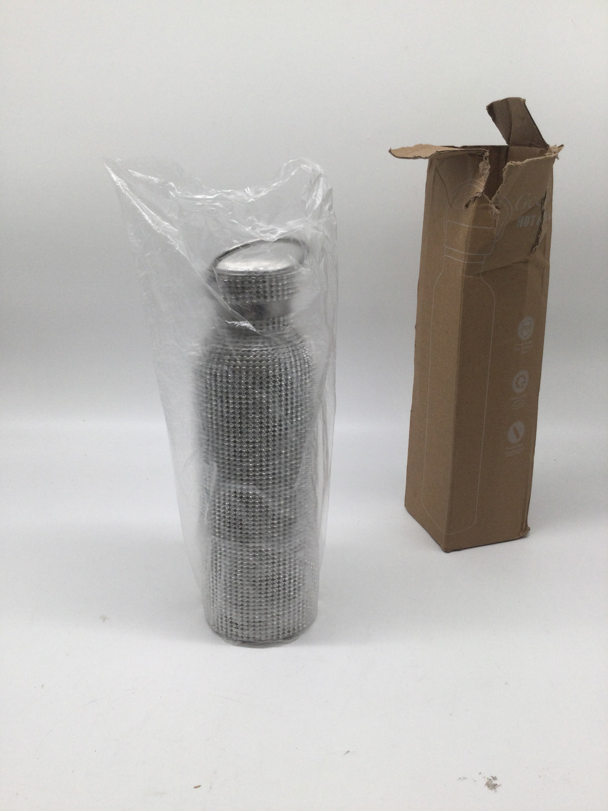 💎 GeeRic Diamant-Wasserflasche – Edelstahl – B-Ware!