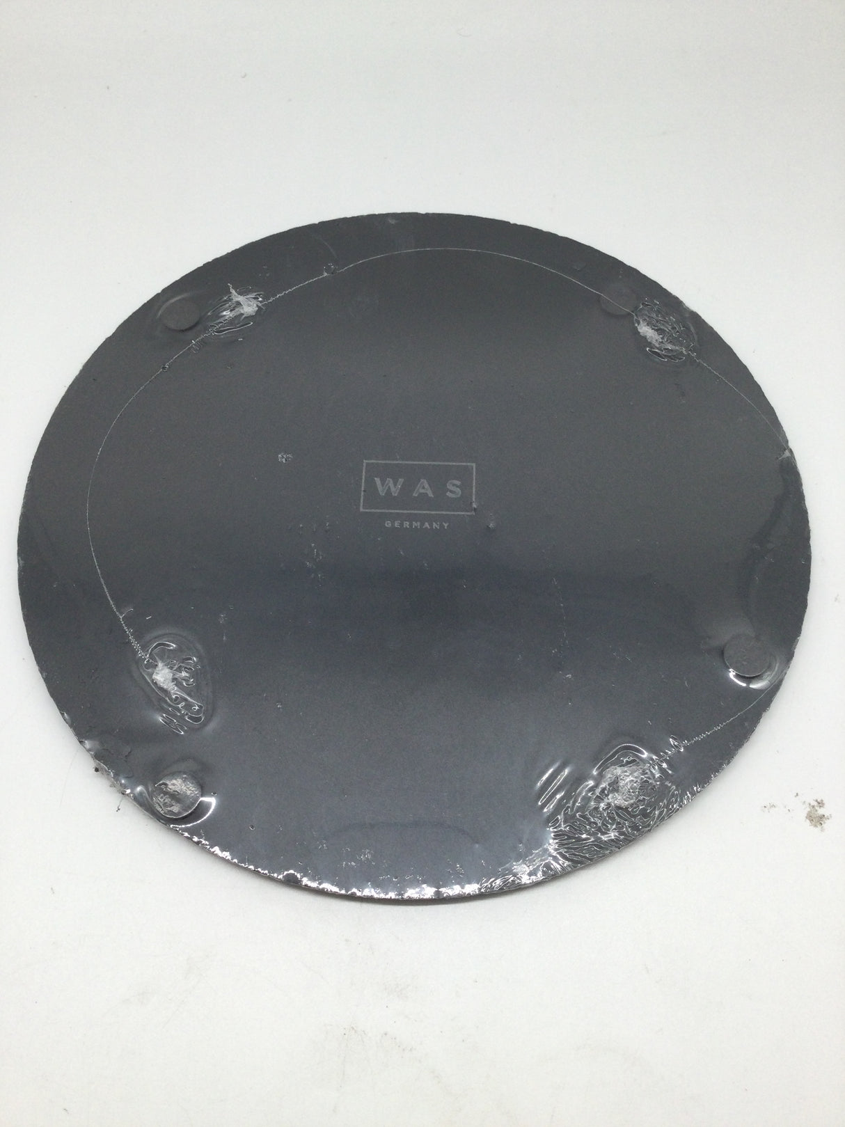 🍽️ WAS Germany Naturschieferplatte - Runde Servierplatte