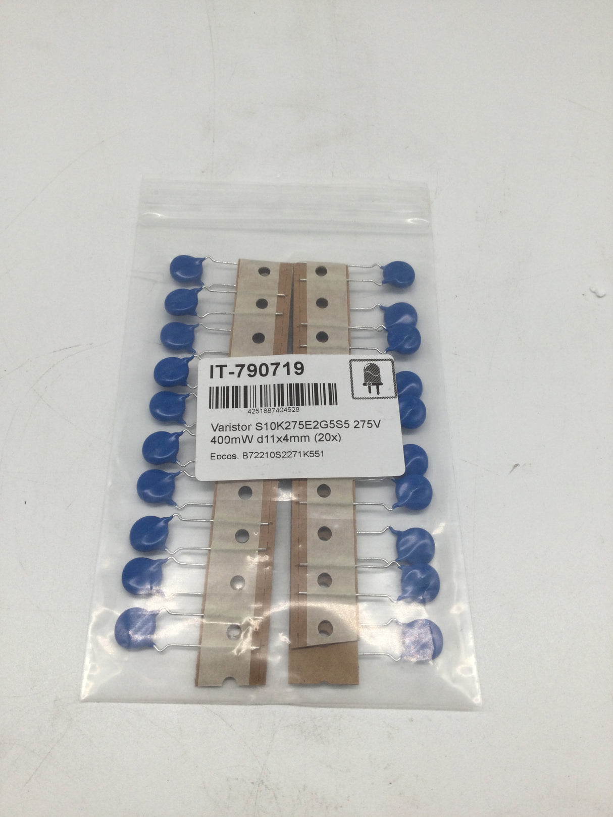 ⚡ 20x Epcos Varistor S10K275