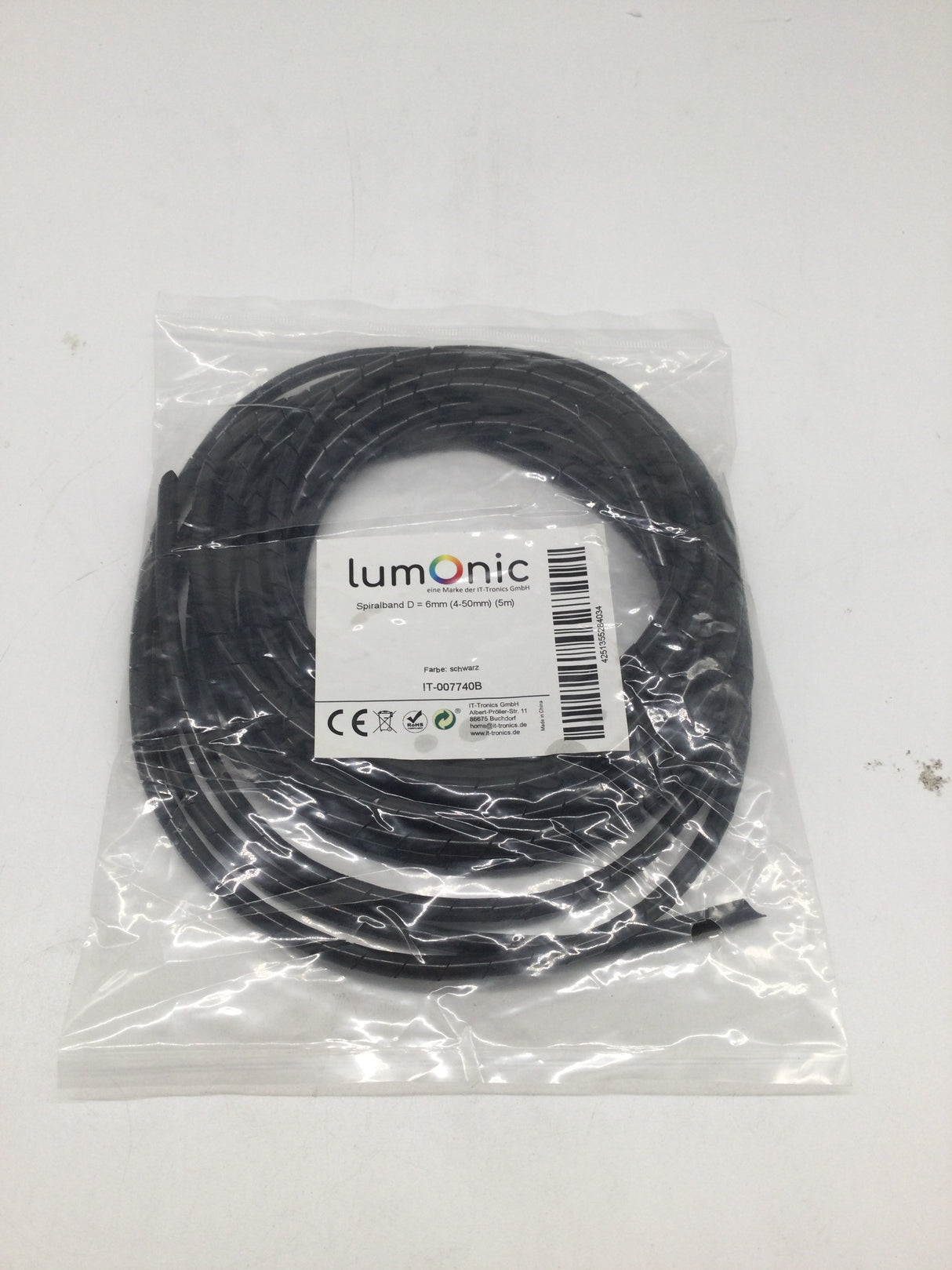 🌀 Lumonic Spiralkabelschlauch 5 m
