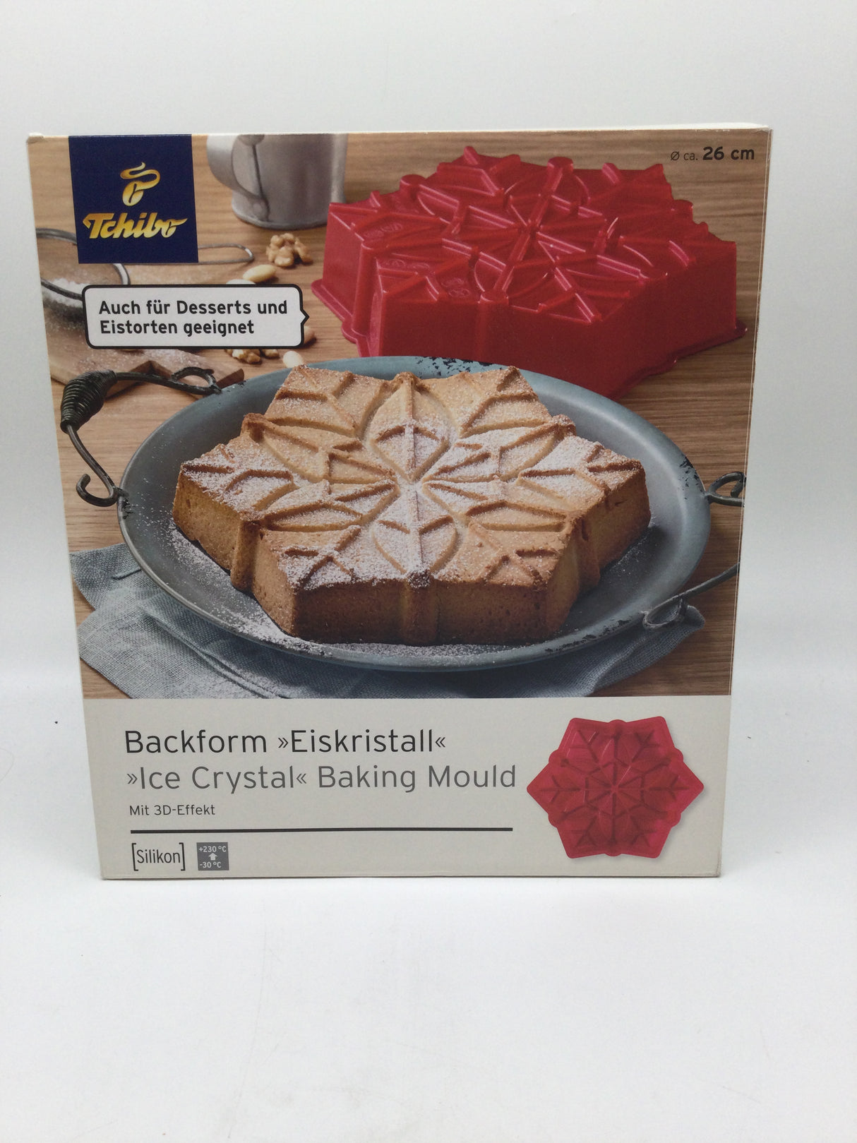 🌟 Tchibo Silikon-Backform »Eiskristall«